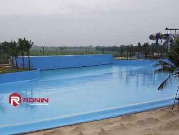 Thi công FRP Coating Dự án Biển nhân tạo khu du lịch Chùa Thầy - Sài Sơn - Hà Nội